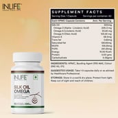 7 - INLIFE Silk Oil Omega 3 6 9,  60 veggie capsule(s) 
