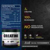 6 - AS-IT-IS Nutrition ATOM Creatine Monohydrate,  Blue Razz Fusion  0.22 lb 