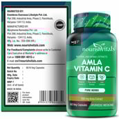 5 - NourishVitals Amla Vitamin C,  60 veggie capsule(s)  Unflavoured 