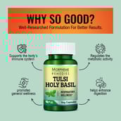 3 - Morpheme Remedies Tulsi-HolyBasil (500 mg),  60 veggie capsule(s) 