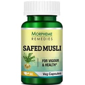 1 - Morpheme Remedies Safed Musli (500 mg),  60 veggie capsule(s) 