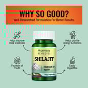 3 - Morpheme Remedies Shilajit (500 mg),  60 veggie capsule(s) 