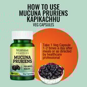 4 - Morpheme Remedies Mucuna Pruriens (500 mg), 60 veggie capsule(s)