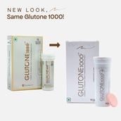 2 - Glutone 1000 Setria Glutathione Effervescent 15 Tablets & Skin Brightening Serum Combo,  for Evens Skin Tone  30 ml 