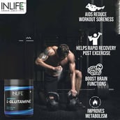 7 - INLIFE Micronized L-Glutamine Powder,  0.66 lb  Unflavoured 