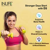 5 - INLIFE Vitamin D3 5000 IU,  60 softgels  Unflavoured 