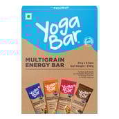 2 - Yogabar Multigrain Variety Energy Bars 700gm (35gm x 20 Bars),  20 Piece(s)/Pack  Chocolate Vanilla Almonds Cashew Orange and Nuts & Seeds 