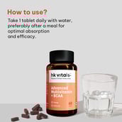 7 - HealthKart HK Vitals Advanced Multivitamin with BCAA,  60 tablet(s)  Unflavoured