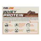 1 - Fuel One Whey Protein Powder,  2.2 lb  Cookies & Cream