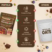 6 - Pintola High Protein Oats,  400 g  Dark Chocolate 