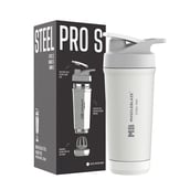 1 - MuscleBlaze Steel Shaker Pro,  Pristine White  700 ml 
