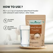 3 - Neuherbs Organic Safed Musli Powder,  100 g 