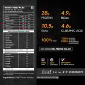 2 - AS-IT-IS Nutrition Pea Protein Isolate,  2.2 lb  Unflavoured 