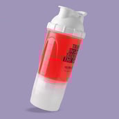5 - GHC 3-Compartment Shaker Bottle, White 600 ml