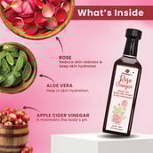 2 - Dr. Patkar's Rose Vinegar Infused with ACV,  100 ml  Natural 