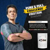 7 - AS-IT-IS Nutrition ATOM Nitro Whey with Creatine,  2.2 lb  Classic Vanilla 