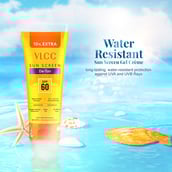 3 - VLCC Water Resistant Sunscreen Gel Creme,  100 g  Olive Oil & Carrot Extracts 