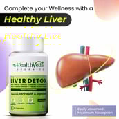 3 - Health Veda Organics Plant Based Liver Detox,  60 capsules 
