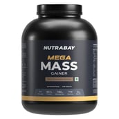 1 - Nutrabay Gold Mega Mass Gainer, 4.4 lb Rich Chocolate Creme