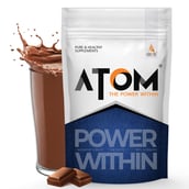 1 - AS-IT-IS Nutrition ATOM Mass Gainer,  2.2 lb  Double Rich Chocolate 