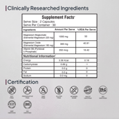 2 - Miduty Magnesium Relax,  Unflavoured  60 capsules 