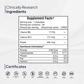 9 - Miduty Methyl B-12 & Folate,  60 chewable tablet(s)  Unflavoured 