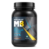3 - MuscleBlaze 100% Micellar Casein, 2.2 lb Chocolate