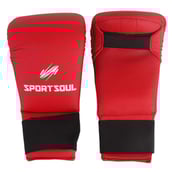1 - SportSoul Karate Gloves Pack of 2,  Blue & Red  Free Size 