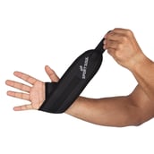 6 - SportSoul Wrist Support with Thumb Wrap Pack of 2,  Black  Free Size 