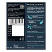 2 - MuscleBlaze Omega 3 Fish Oil (1000 mg) with 180mg EPA and 120mg DHA, 90 capsules