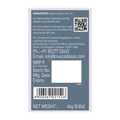 1 - MuscleBlaze Raw Whey Protein 80%,  8.8 lb  Unflavoured 