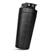 4 - GHC Brisqore Stainless Steel Protein Shaker Bottle,  Black  750 ml 