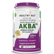 1 - HealthyHey Nutrition AKBA with Boswellic Acid & Curcumin,  60 capsules 