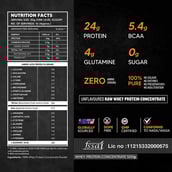 7 - AS-IT-IS Nutrition Whey Protein Concentrate 80%,  1.1 lb  Unflavoured 