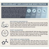 6 - MuscleBlaze Raw Whey Protein 80%,  4.4 lb  Unflavoured 