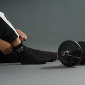 4 - MuscleBlaze Rep/Set Socks Combo,  Black-(5 Pack)  Ankle Length 