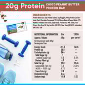 5 - Pro.Fitness Protein Bar (20g Protein), 6 bar(s) Choco Peanut Butter