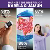 4 - Vlado's Himalayan Organics Karela Jamun Dia Care Juice,  Unflavoured  1 L 