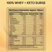 GNC Pro Performance 100% Whey + Keto Surge,  2 lb  Chocolate 