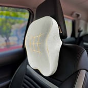 2 - Betterhood Car Headrest, Free Size Grey (Pack of 2)
