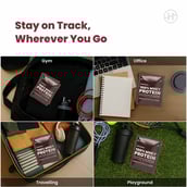 7 - HealthifyMe 100% Whey Protein, 5 sachets/pack Double Chocolate