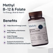 2 - Miduty Methyl B-12 & Folate,  100 chewable tablet(s)  Unflavoured 