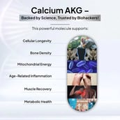 10 - Miduty Calcium Alpha-KetoGlutarate (Ca-AKG),  60 capsules  Unflavoured 