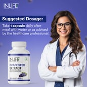 6 - INLIFE Grape Seed Extract (400mg),  120 veggie capsule(s) 