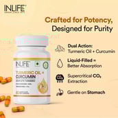 3 - INLIFE Turmeric Oil + Curcumin,  60 veggie capsule(s) 