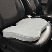 1 - betterhood Car Seat Cushion, Grey for Lumbar Support