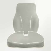 1 - betterhood Coccyx Back Support & Seat Cushion Combo,  Grey  for Chair 