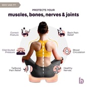 2 - betterhood Coccyx Seat Cushion,  Peach  for Chair 