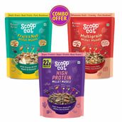 1 - Scoopeat Millet Muesli Combo,  3 Piece(s)/Pack  Multigrain, High Protein, Fruit & Nut 