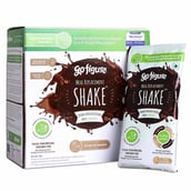 1 - GoFigure Meal Replacement Shake,  10 sachets/pack  Creamy Chocolate 